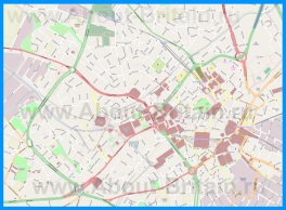 Подробная карта города Бирмингем